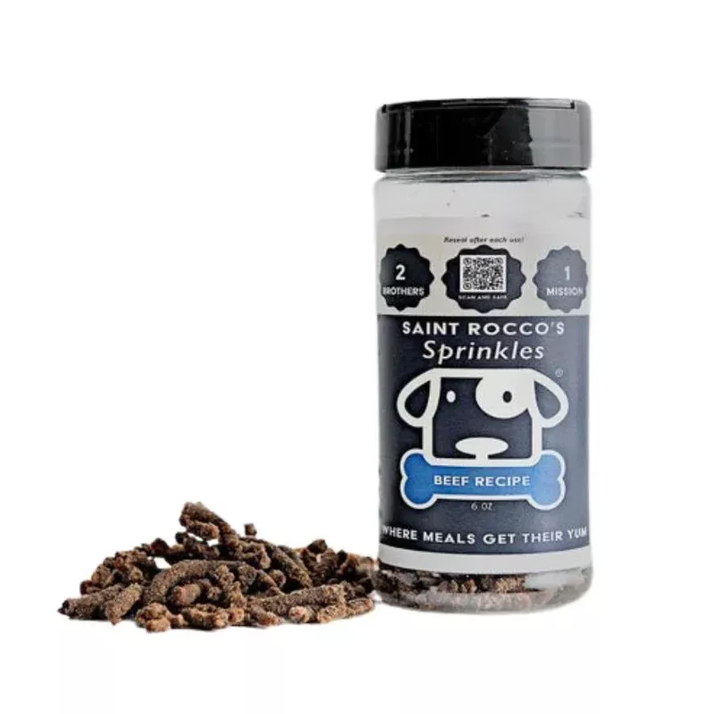 Saint Rocco's Beef Sprinkles Dog Treats 6oz