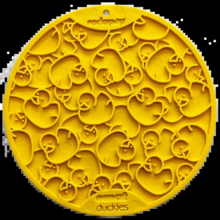 SodaPup Duckies Lick Mat with Suction Cups