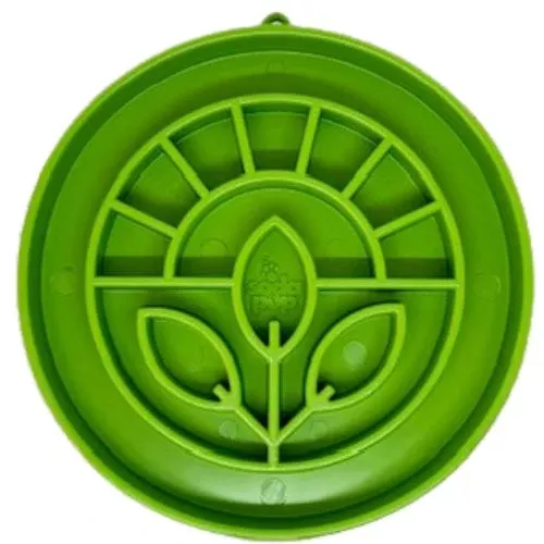 SodaPup eTray Garden Enrichment Shallow Slow Feeder Green