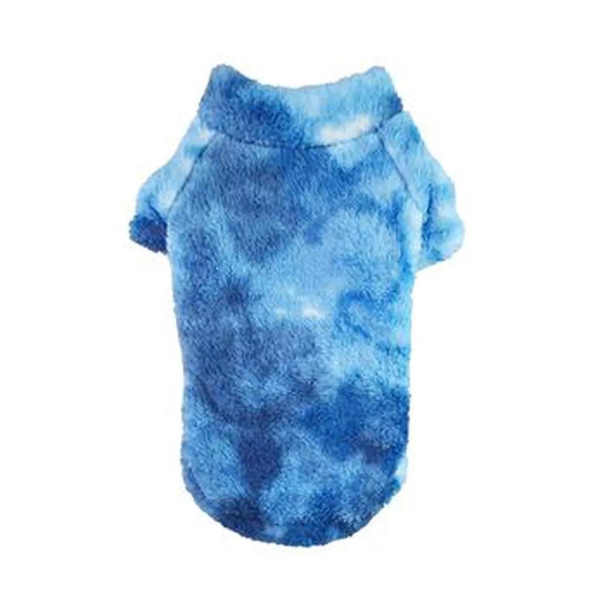 Soft Plush Pullover – Tie-Dye Blue