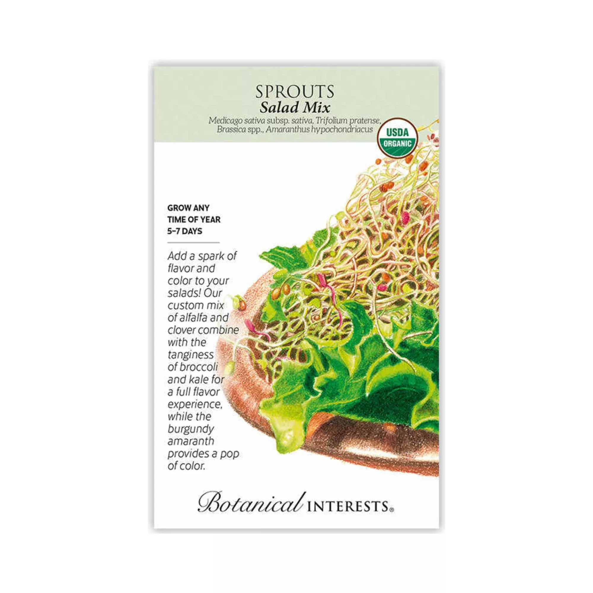 Sprouts Salad Mix Organic