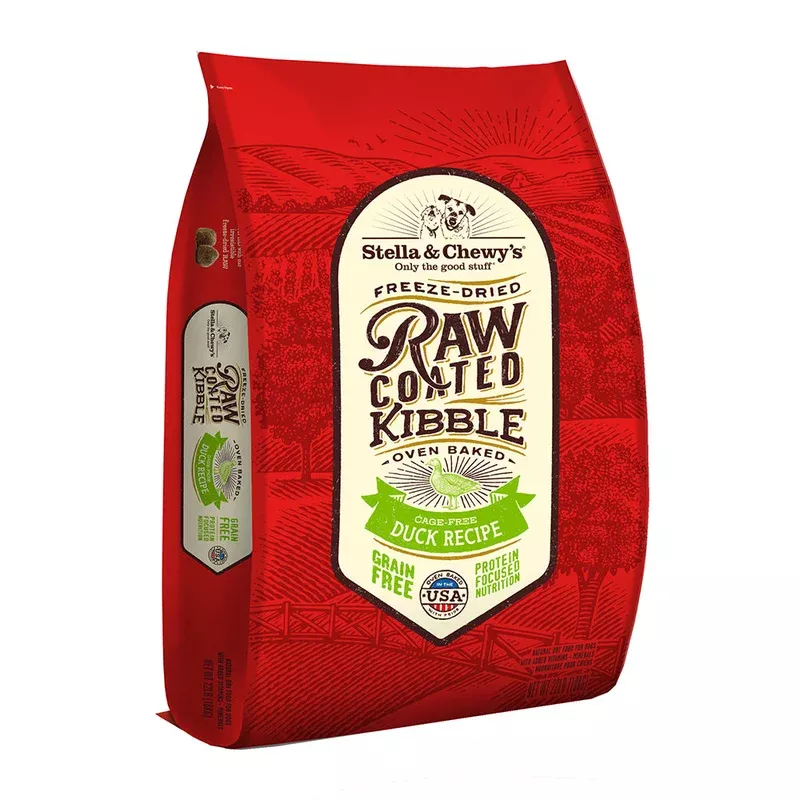 Stella & Chewy’s Dog Raw Coated Kibble – Duck 22lb