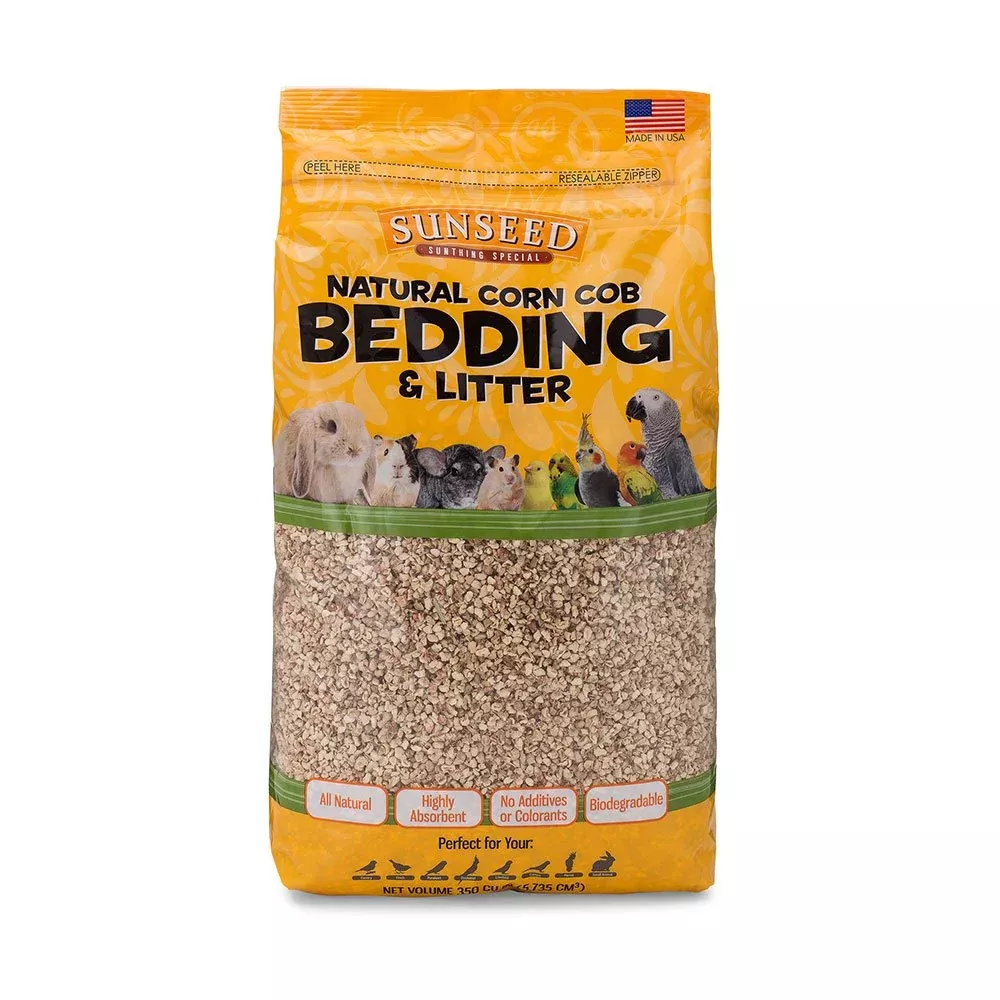 Sunseed Natural Corn Cob Bedding & Litter for Small Animal & Bird