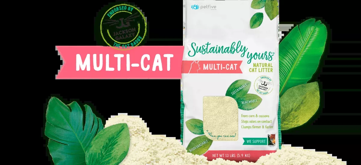 Sustainably Yours Multi-Cat Natural Litter