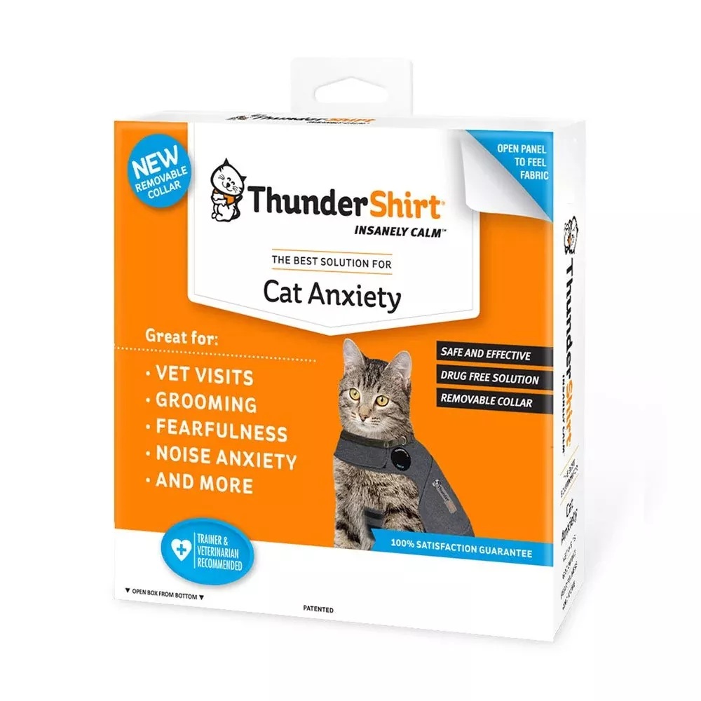 ThunderShirt Classic Anxiety Jacket for Cat
