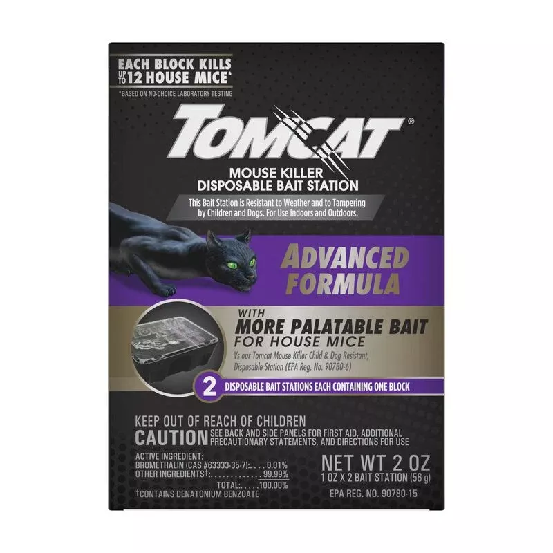 Tomcat Mouse Killer Disposable Bait Station - Advanced Formula