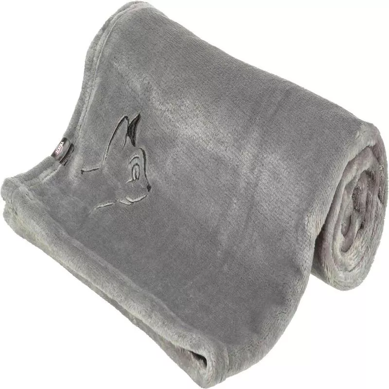Trixie Nilay blanket, plush, 90 ? 70 cm, grey