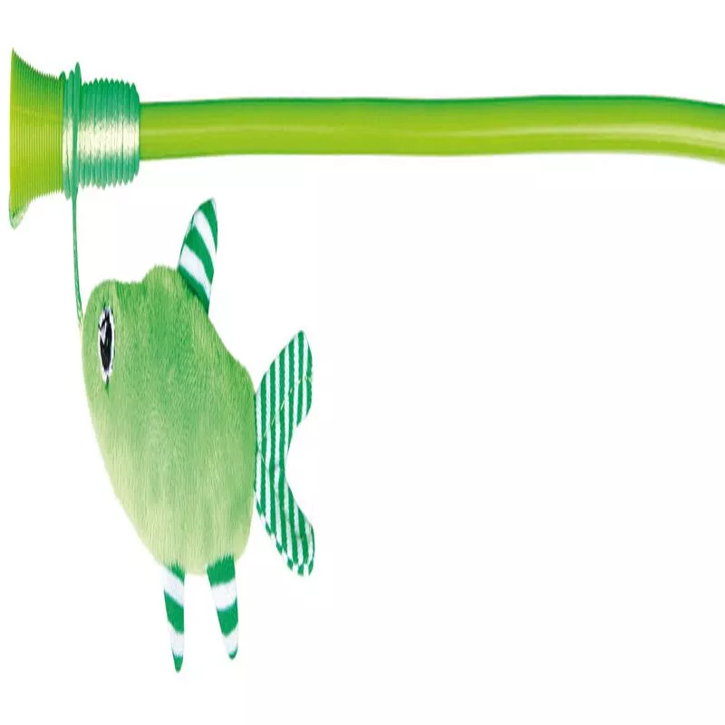 Trixie Playing rod with fish, 42 cm