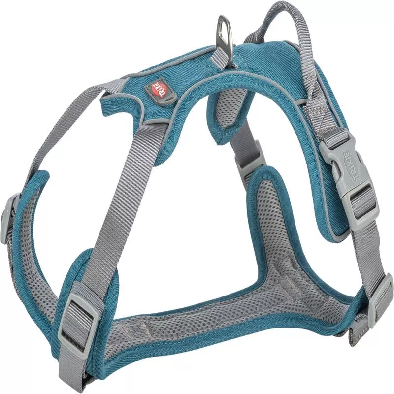Trixie Premium active harness, XS-S: 30-40 cm/15 mm, petrol