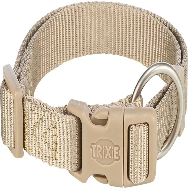 Trixie Premium collar, S: 2540 cm/15 mm, sand