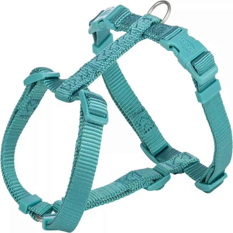 Trixie Premium H-harness, XSS: 3044 cm/10 mm, aqua
