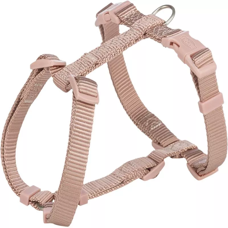 Trixie Premium H-harness, XXSXS: 2032 cm/10 mm, blush