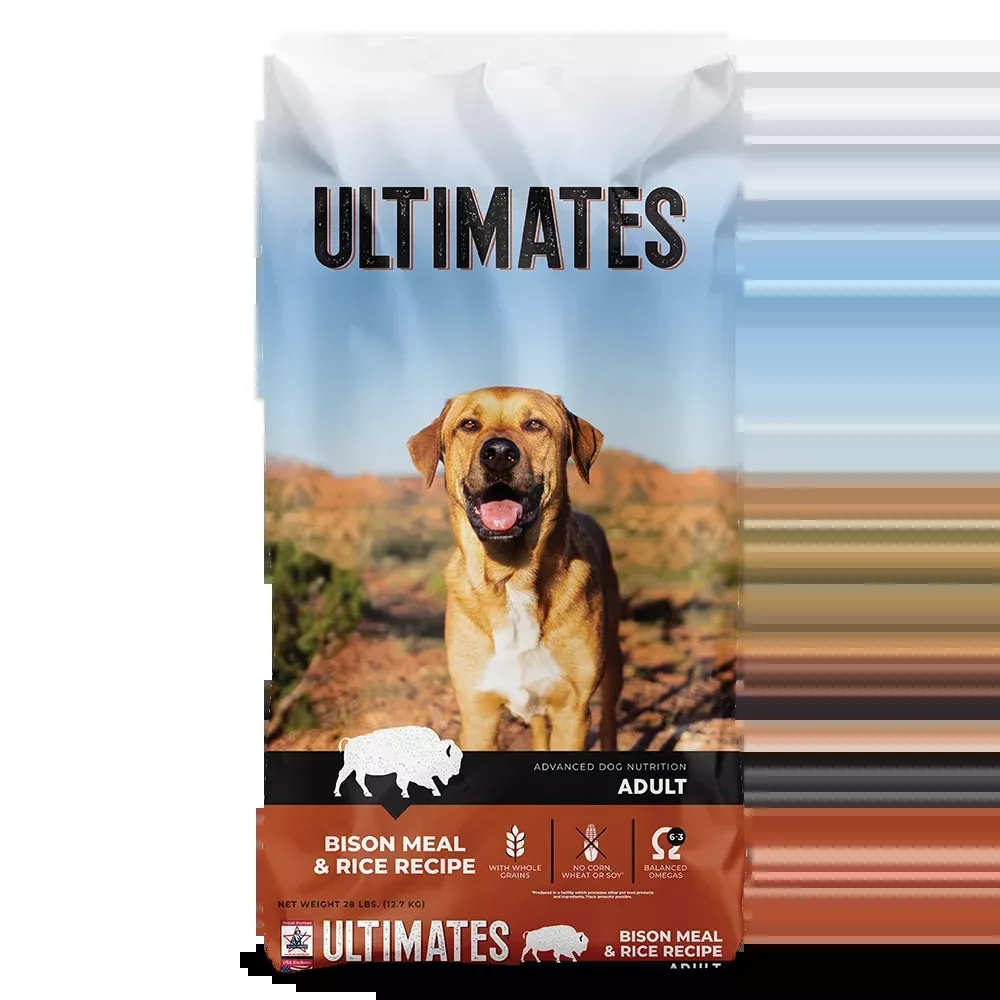 Ultimates Bison Meal & Rice For Adult Dogs