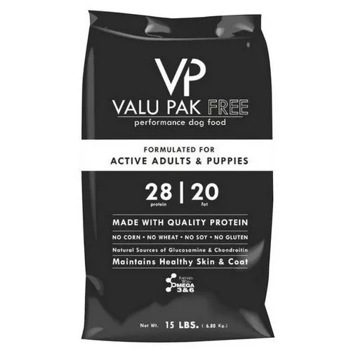Valupak, Dog Food Free Black, 15 Lbs