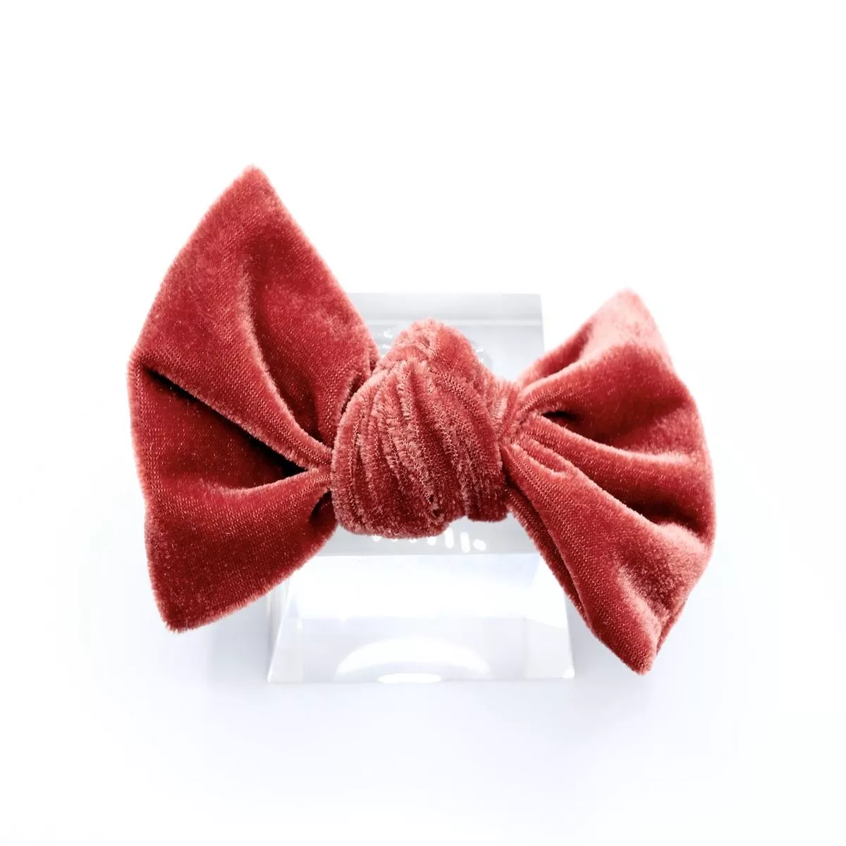 Velvet Knot Bow- Rosie