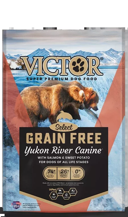 Victor Select Grain Free Yukon River Dry Dog Food – Fish & Chicken – 30lb Bag