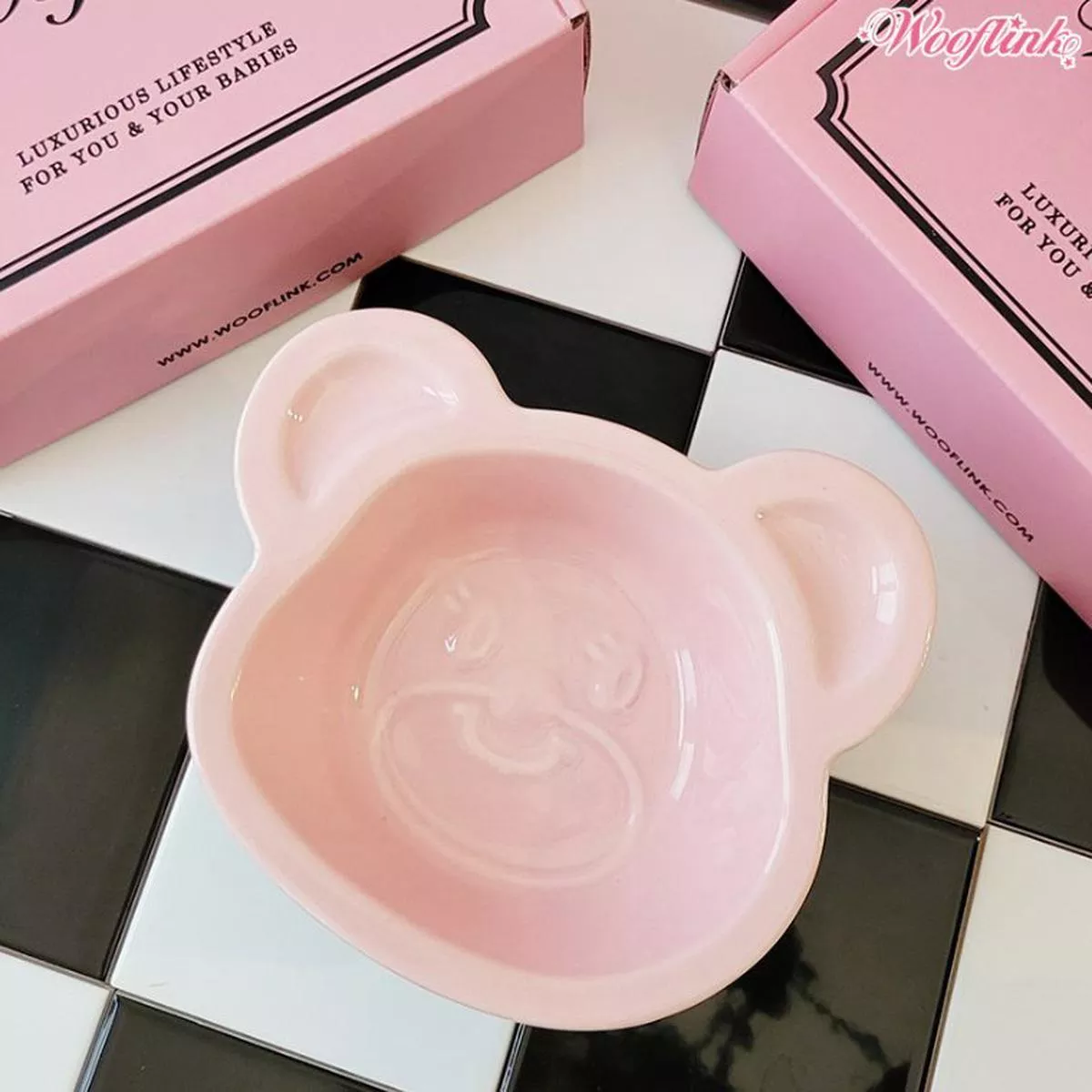 Wooflink BB Dining Bowl – Pink