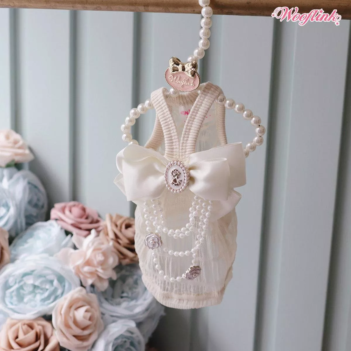 Wooflink Classy & Fabulous Top in White