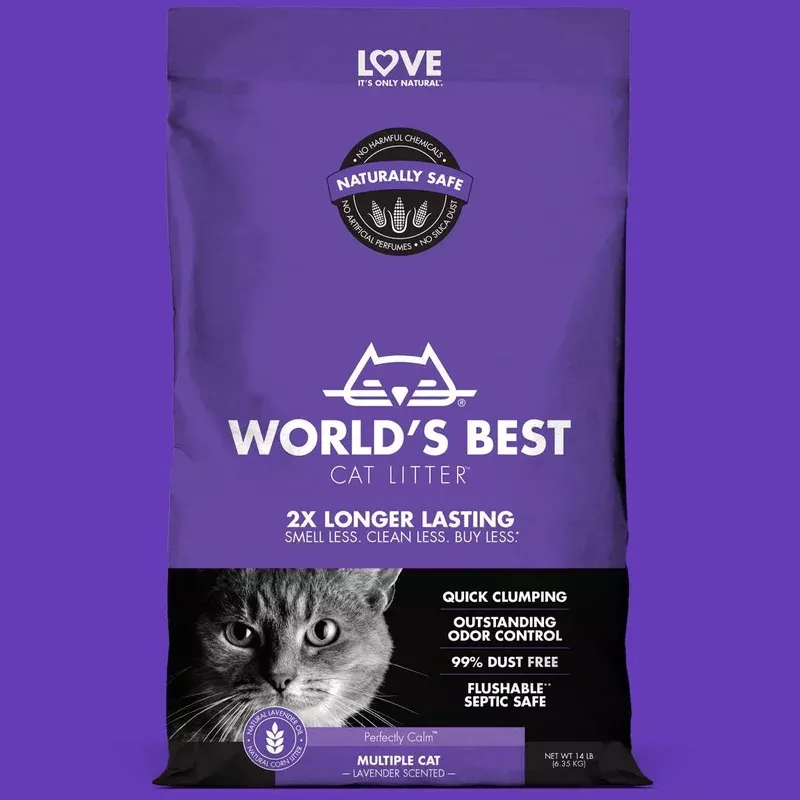 World’s Best Cat Litter Lavender 3.18kg