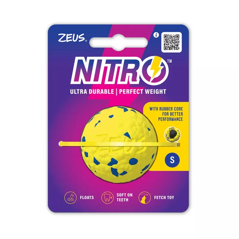 Zeus Nitro Weighted Ball Dog Toy