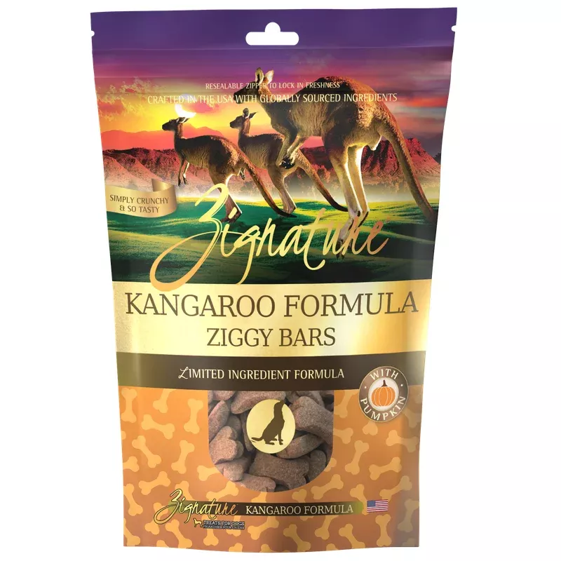 Zignature Kangaroo Formula Biscuit Treats for Dog12 oz