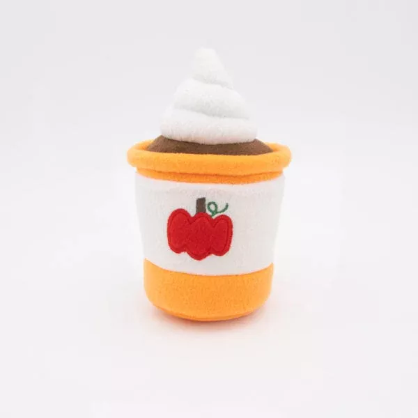 ZippyPaws NomNomz - Pumpkin Spice Latte Dog Toy