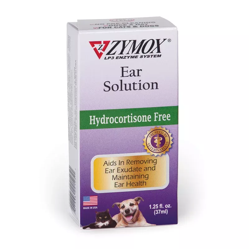 Zymox Ear Solution without Hydrocortisone 1.25oz 1.25 fl. oz