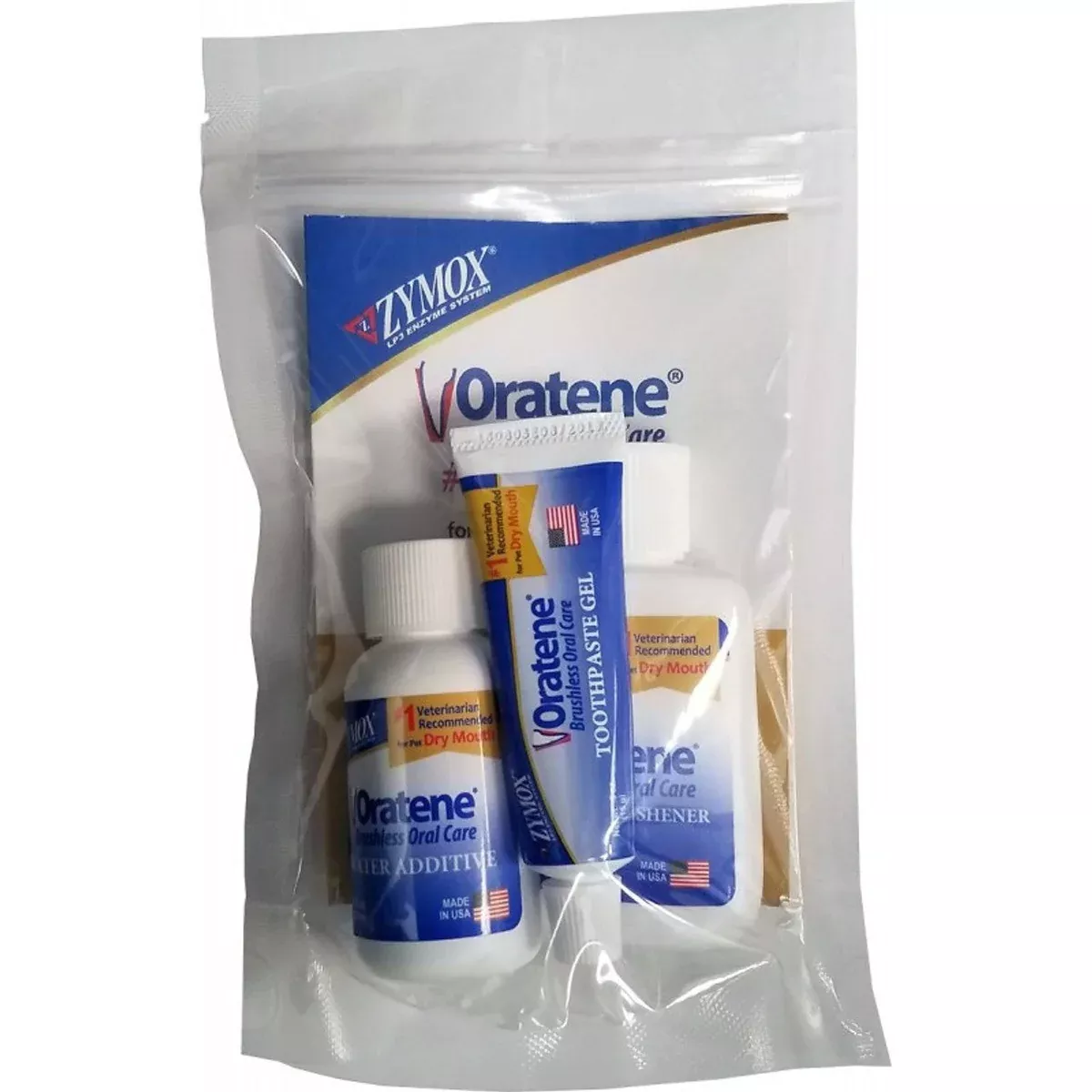Zymox Oratene Veterinarian Brushless Oral Care Kit
